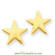 14K Gold Nautical Star Post Earrings