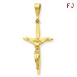 14K Gold Passion Crucifix Pendant