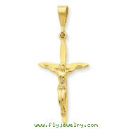 14K Gold Passion Crucifix Pendant