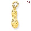 14K Gold Peanut Charm