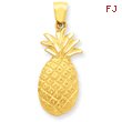 14K Gold Pineapple Charm