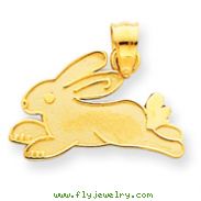 14K Gold Rabbit Charm