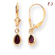 14K Gold Rhodolite Earrings - June