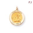 14K Gold Saint Andrew Medal Pendant