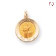 14K Gold Saint Gerard Medal Charm