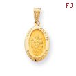 14K Gold Saint Joseph Medal Charm