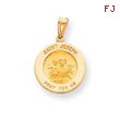 14K Gold Saint Joseph Medal Charm