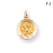 14K Gold Saint Mark Medal Charm