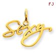 14K Gold Sexy Charm