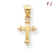 14K Gold Small Cross Charm