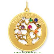 14K Gold Tree Of Life Pendant