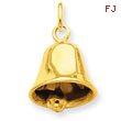 14K Gold Wedding Bell Charm