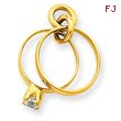 14K Gold Wedding Rings Charm