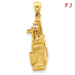 14k Golf Bag Charm