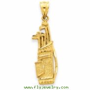 14k Golf Bag Charm