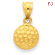 14k Golf Ball Charm