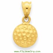 14k Golf Ball Charm