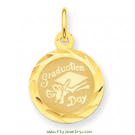 14k Graduation Cap Charm