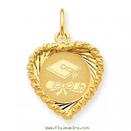 14k Graduation Cap Charm