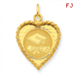 14k Graduation Cap Charm