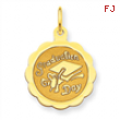 14k Graduation Day Charm