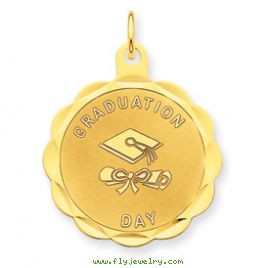 14k Graduation Day with Diploma Charm