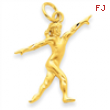 14k Gymnast Charm