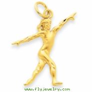 14k Gymnast Charm