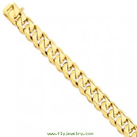 14k Hand Polished Traditional Link 14mm