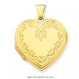 14k Heart Locket