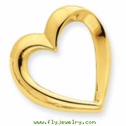 14k Heart Slide