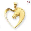 14k Horse Pendant