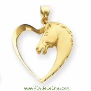14k Horse Pendant