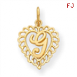 14k Initial G Charm