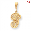 14k Initial G Charm