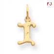 14k Initial I Charm