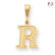 14k Initial R Charm