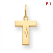 14k Initial T Charm