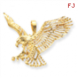 14k Large Eagle Charm