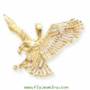 14k Large Eagle Charm