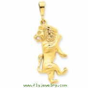 14k Leo Zodiac Charm