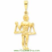 14k Libra Zodiac Charm