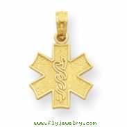 14k Medical Alert Symbol Pendant