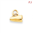 14k Megaphone Charm