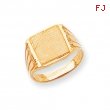 14k Men's Signet Ring