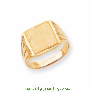 14k Men's Signet Ring