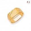 14k Men's Signet Ring
