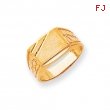 14k Men's Signet Ring