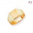 14k Men's Signet Ring