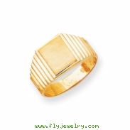 14k Men's Signet Ring